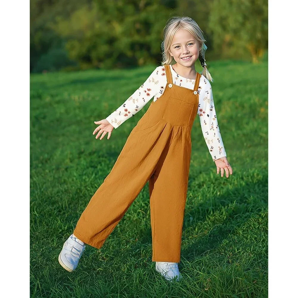 Toddler Girl Clothes 1-5T Baby Girl Outfits Fall Winter Stripe Floral Long Sleev